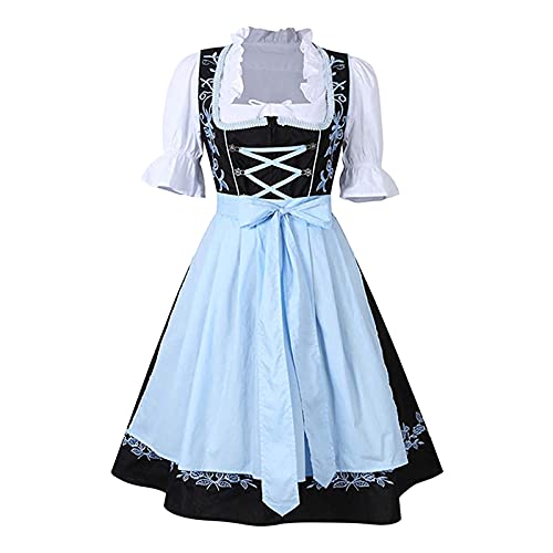 Keerlonno Tiroler Kleid für Damen, Halloween, Tiroler Kleid, Karneval, Cosplay, Kostüme, traditionelles Dirndl Karneval und Kleid für Oktoberfest und Bierfestkleid, Keerlonno Tiroler Kleid für Damen, Halloween, Tiroler Kleid, Karneval, Cosplay, Kostüme, traditionelles Dirndl Karneval und Kleid für Oktoberfest und Bierfestkleid, von Keerlonno