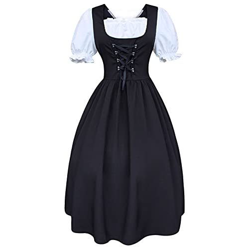 Kleid für Bier-Party, Damen, traditionelles Dirndlkleid, besondere Anlässe, Oktoberfest, Cosplay, Schürze für Oktoberfest, traditionelles Kleid Kleid für Bier-Party, Damen, traditionelles Dirndlkleid, besondere Anlässe, Oktoberfest, Cosplay, Schürze für Oktoberfest, traditionelles Kleid von Keerlonno