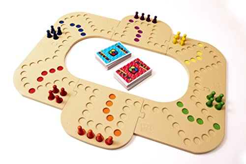 Keezbord Kunststoff 4 Till 6 Personen - keezenspiel - tokkenspiel - keezen - Spiele von Keezbord