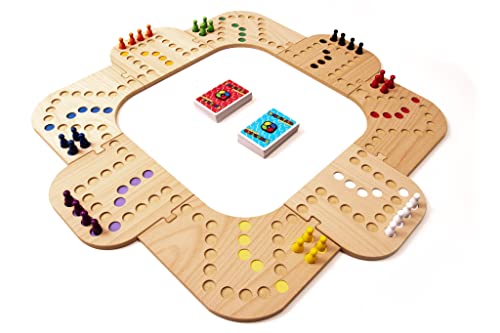 Keezbord Hölzernes Totalbox 2,3,4,5,6,7 und 8 sp. keezenspiel - tokkenspiel - keezen von Keezbord