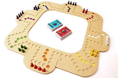 Keezbord Kunststoff Totalbox 2,3,4,5,6,7 und 8 sp. keezenspiel - tokkenspiel - keezen von Keezbord