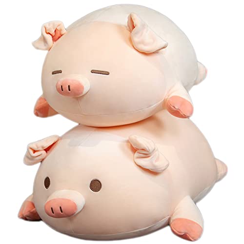 Kekeso Schwein Plüschtier Umarmungskissen Kuscheltier Plüschkissen Süßes (60cm/23.62inch, Big Eyes) von Kekeso