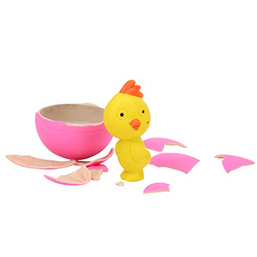 4 Stück Osterhuhn-Inkubation-Ei-Spielzeug Osterkinder-Hähne farbiges Ei-Spielzeug für Kinder und Ostern von Kelepu