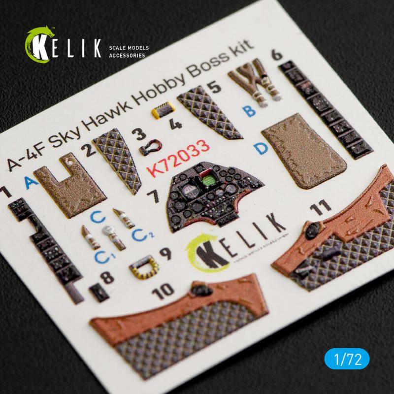 A-4F Skyhawk - Interior 3D-Decals [HobbyBoss] von Kelik