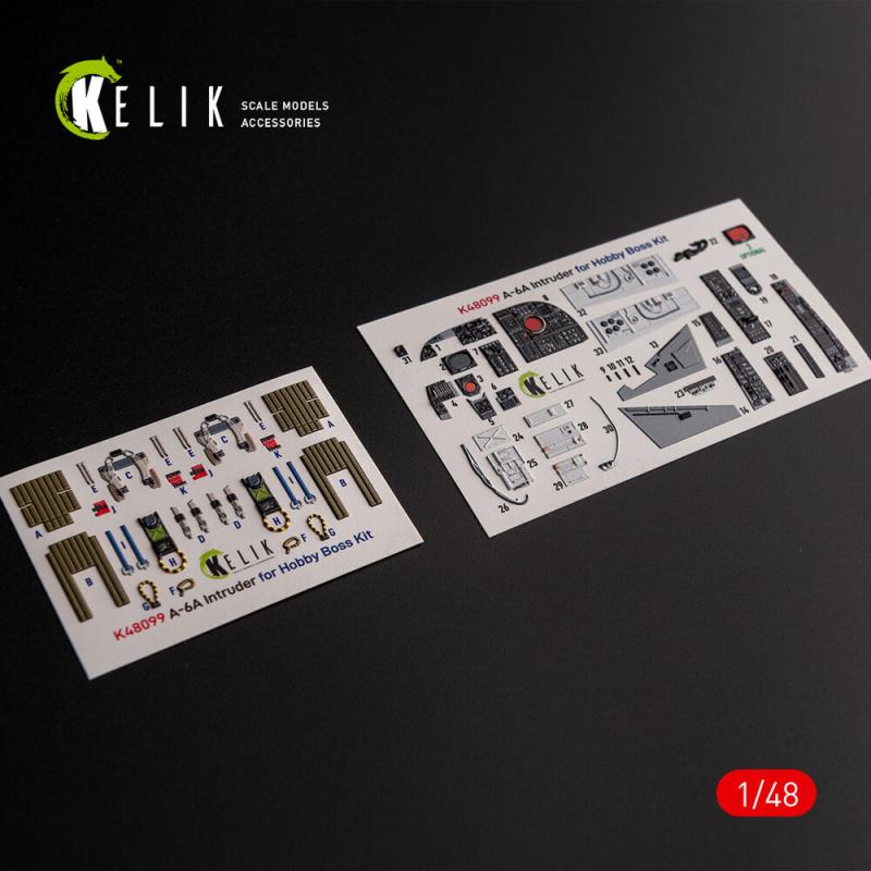 A-6A Intruder - Interior 3D-Decals [HobbyBoss] von Kelik