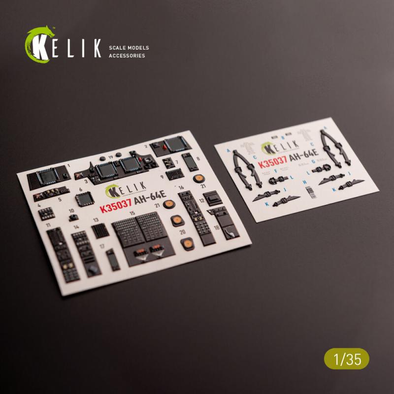 AH-64E Apache - Interior 3D-Decals [Takom] von Kelik