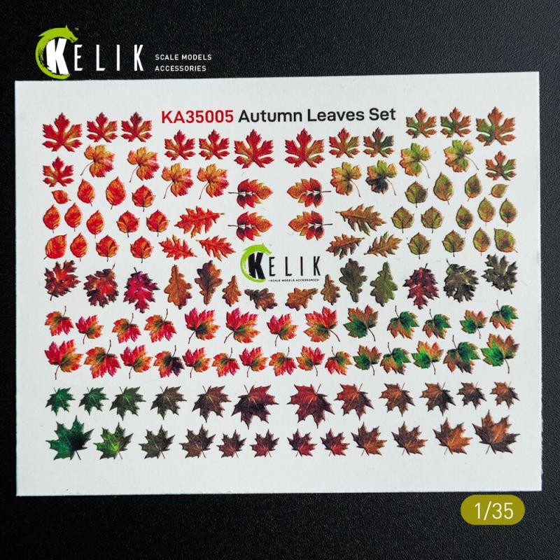 Autumn Leaves Set #1 - Decal for dioramas von Kelik