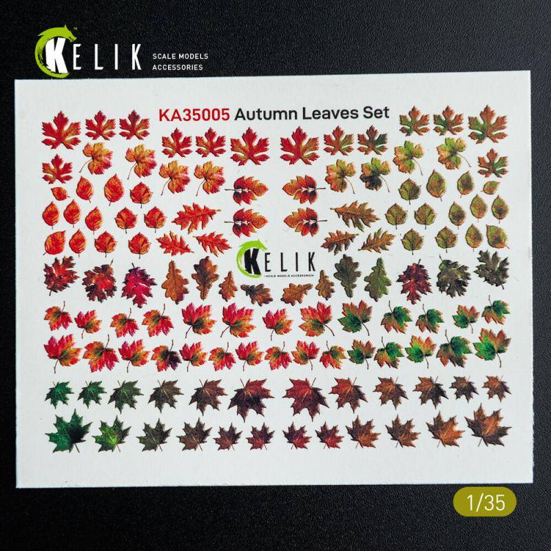 Autumn Leaves Set #1 - Decal for dioramas von Kelik