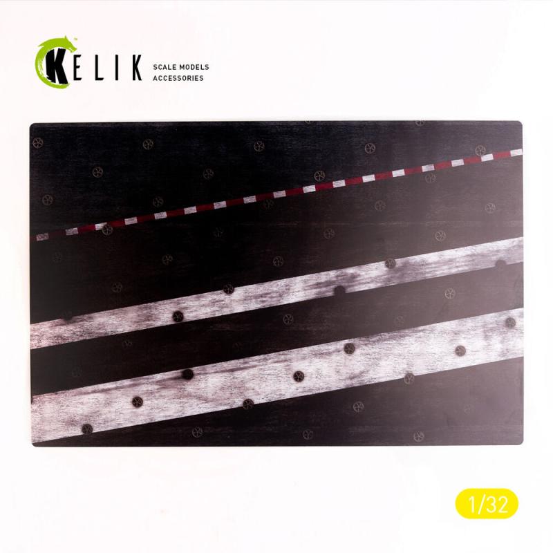 CVN-68 USS Nimitz Type 2 - Base - Acrylic 3 mm (410 x 270 mm) (410 g) von Kelik