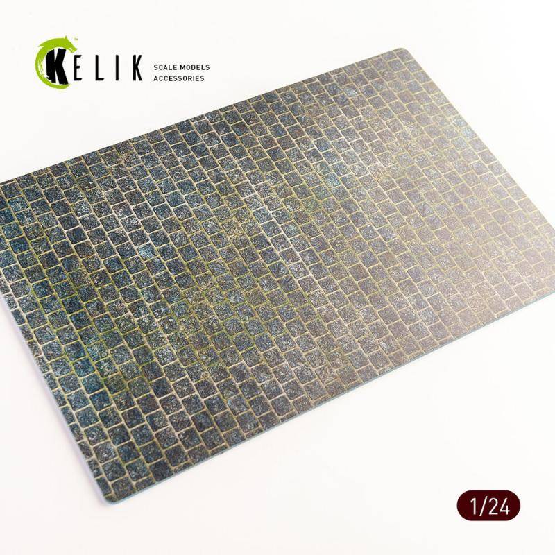 Cobblestone road 1910s-1930s Base - Acrylic 3 mm (280 x 180 mm) (170 g) von Kelik