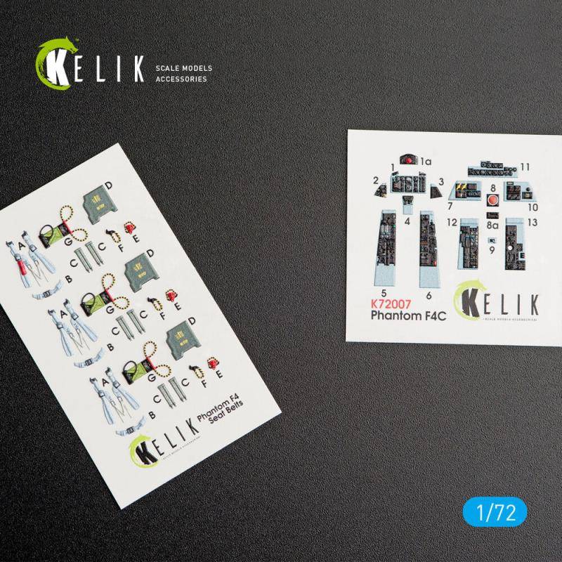 F-4C Phantom II - Interior 3D-Decals [Fine Molds] von Kelik