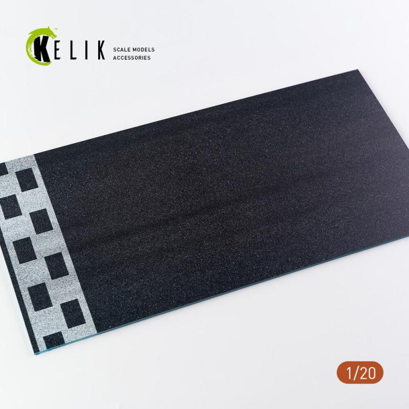 F1 Start Position Base - Acrylic 3 mm (180 x 357 mm) (210 g) (1/20) von Kelik