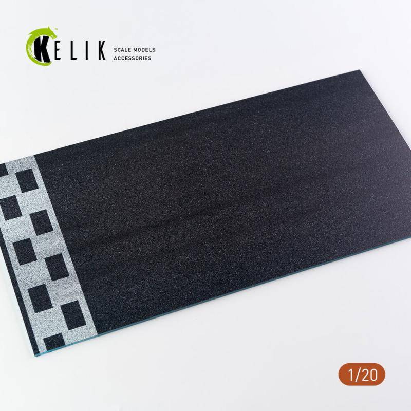 F1 Start Position Base - Acrylic 3 mm (180 x 357 mm) (210 g) (1/20) von Kelik