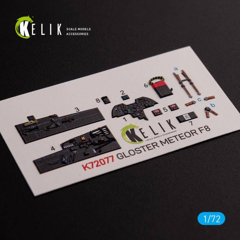 Gloster Meteor F.8 - Interior 3D-Decals [Airfix] von Kelik