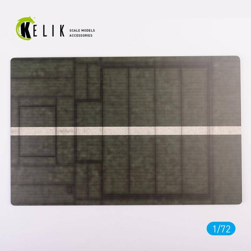 HMS Argus 1943 Type 1 - Base - Acrylic 3 mm (280 x 180 mm) (170 g) von Kelik