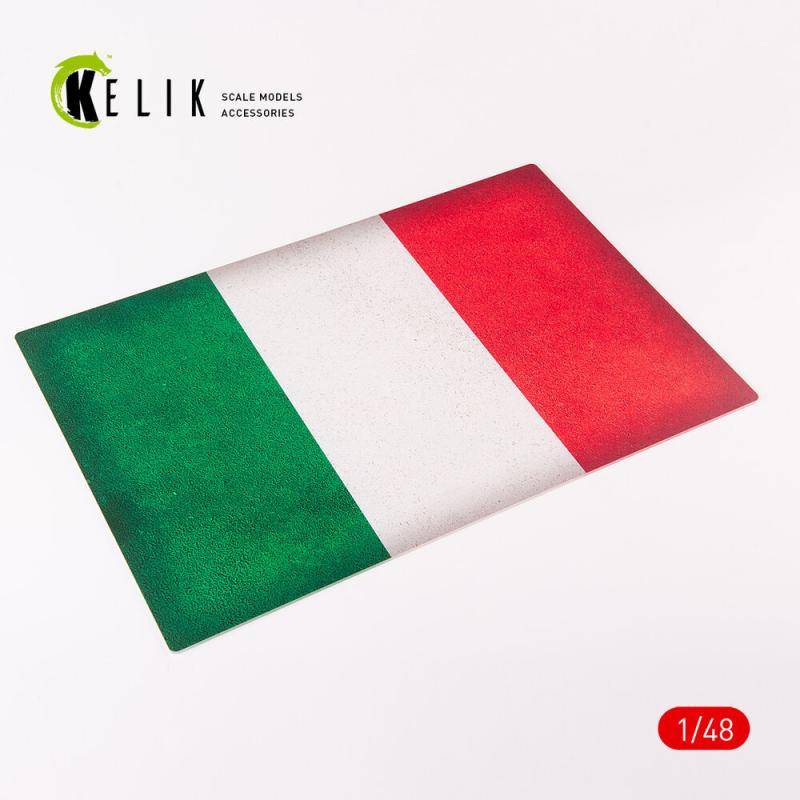 Italy Flag - Acrylic 3 mm (410 x 270 mm) (410 g) von Kelik