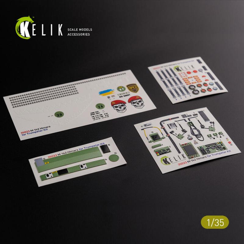 M142 HIMARS - Interior 3D-Decals and classic Decal [Trumpeter] von Kelik