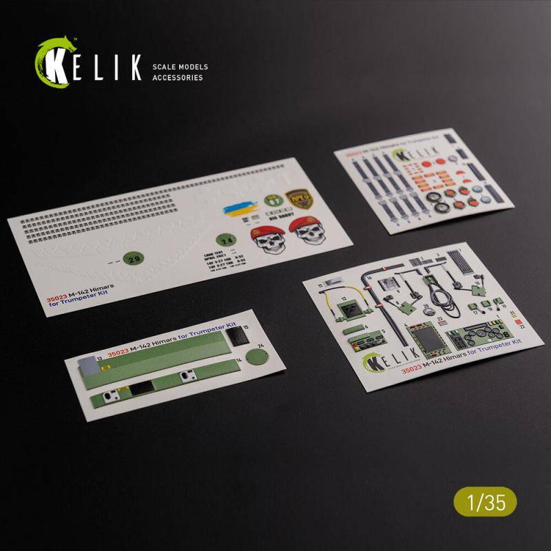 M142 HIMARS - Interior 3D-Decals and classic Decal [Trumpeter] von Kelik