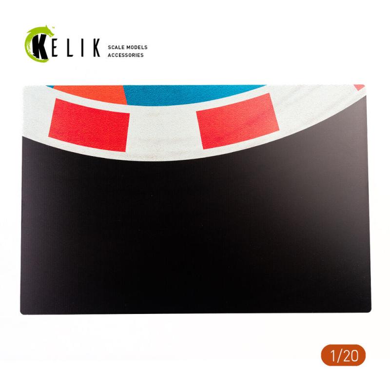 Miami Grand Prix for 2 bolides Base - Acrylic 3 mm (410 x 270 mm) (410 g) von Kelik