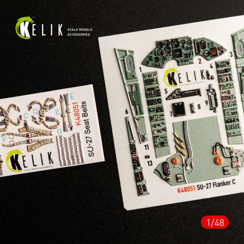 SU-27 Flanker - Interior 3D-Decals [GWH] von Kelik