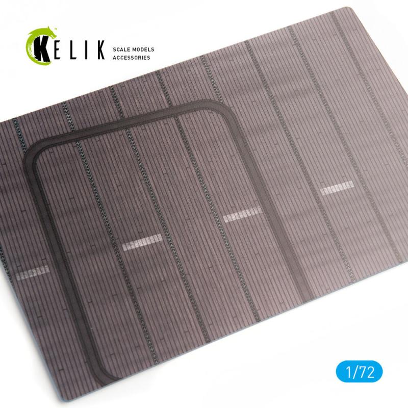 Saratoga CV-3 Carier 1943 Base - Acrylic 3 mm (280 x 180 mm) (170 g) von Kelik