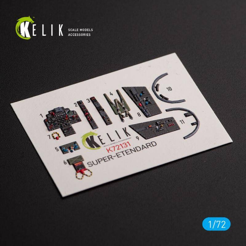 Super Etendard - Interior 3D-Decals [Academy] von Kelik