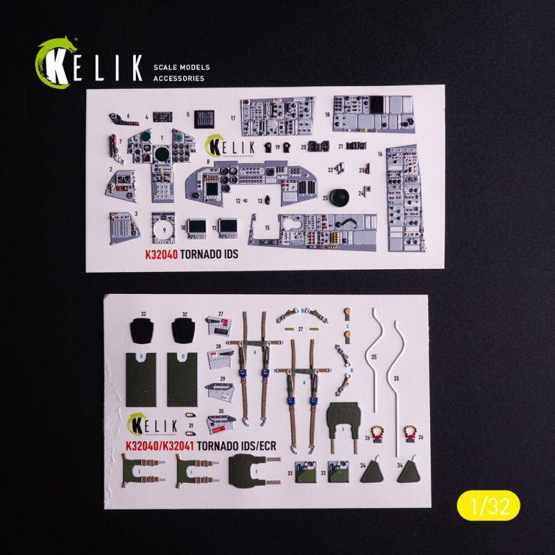 Tornado IDS - Interior 3D-Decals [Italeri] von Kelik