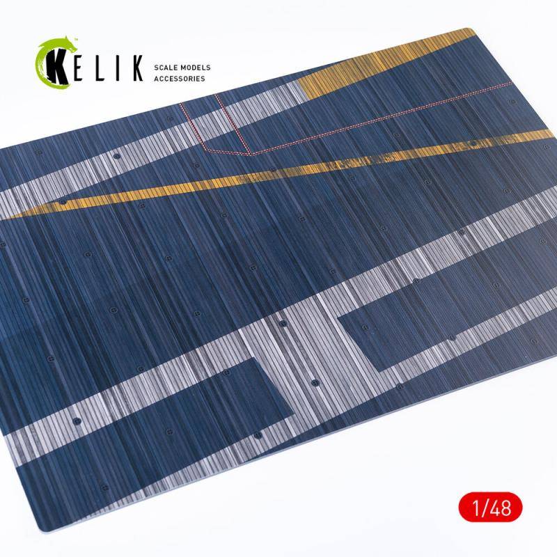 USS Bon Homme Richards (CV-31) 1962 - Acrylic 3 mm (410 x 270 mm) (410 g) von Kelik