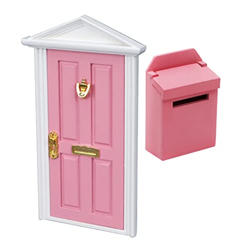 1:12 Scale Door Mailbox Christmas Wreath Tree Miniature For Doll House Furniture Accessories Fairy Garden Decoration Doorknob 1:12 Scale Door Mailbox Christmas Wreath Tree Miniature For Doll House Furniture Accessories Fairy Garden Decoration Doorknob von Kelisdi