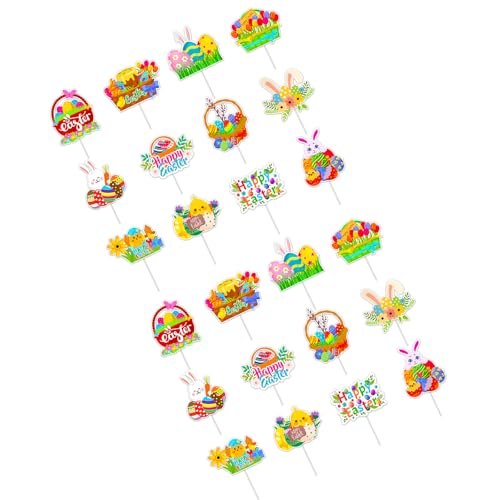 12/24 Stück Kuchendekoration Cupcake Picks Cupcake Top Ornament für Frühlingsmotive Geburtstag Hochzeit Kuchen Dekoration 12/24 Stück Kuchendekoration Cupcake Picks Cupcake Top Ornament für Frühlingsmotive Geburtstag Hochzeit Kuchen Dekoration von Kelisdi
