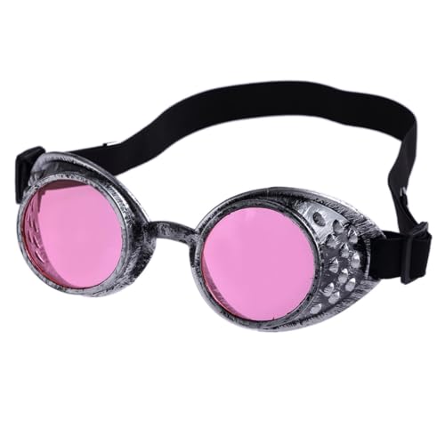 Kelisdi Cybers Goths Cosplays Vintaeg Steampunk Brille Brille Halloween Gesicht mit elastischem Gürtel Geschenke Kelisdi Cybers Goths Cosplays Vintaeg Steampunk Brille Brille Halloween Gesicht mit elastischem Gürtel Geschenke von Kelisdi
