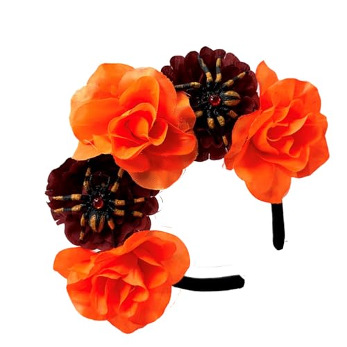 Kelisdi Einzigartige Spinnen Kopfschmuck Rose Stirnbänder Blume für Karneval Party Handgemachte Requisiten Party Kostüm Kopfschmuck Gothic Rose und Spinnen Haarschmuck Kelisdi Einzigartige Spinnen Kopfschmuck Rose Stirnbänder Blume für Karneval Party Handgemachte Requisiten Party Kostüm Kopfschmuck Gothic Rose und Spinnen Haarschmuck von Kelisdi