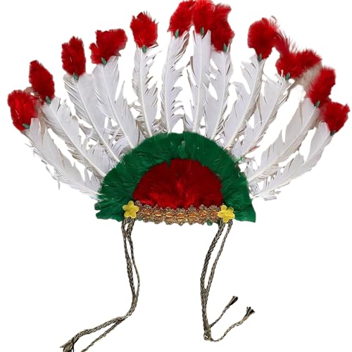 Kelisdi Elastischer indischer Kopfschmuck für Erwachsene, Party, Foto-Requisiten, Party, dekorativer Kopfschmuck, Krone für Con Cosplay Kelisdi Elastischer indischer Kopfschmuck für Erwachsene, Party, Foto-Requisiten, Party, dekorativer Kopfschmuck, Krone für Con Cosplay von Kelisdi