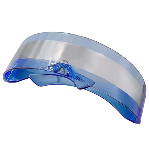 Kelisdi Futuristische Sonnenbrille, lustig, verspiegelt, Partybrille, futuristisch, randlos, für Damen und Herren, Halloween, Cosplay, Party Kelisdi Futuristische Sonnenbrille, lustig, verspiegelt, Partybrille, futuristisch, randlos, für Damen und Herren, Halloween, Cosplay, Party von Kelisdi