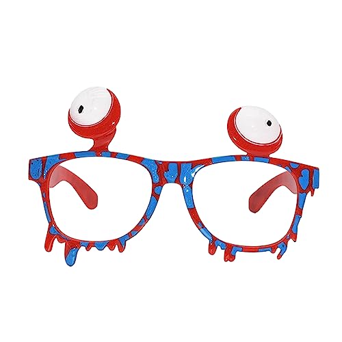 Kelisdi Halloween-Brille, lustig, dekorative Brille, Cosplay, Party-Dekoration, Gastgeschenk für Kinder, Erwachsene, lustiger Rahmen für Kostüme Kelisdi Halloween-Brille, lustig, dekorative Brille, Cosplay, Party-Dekoration, Gastgeschenk für Kinder, Erwachsene, lustiger Rahmen für Kostüme von Kelisdi