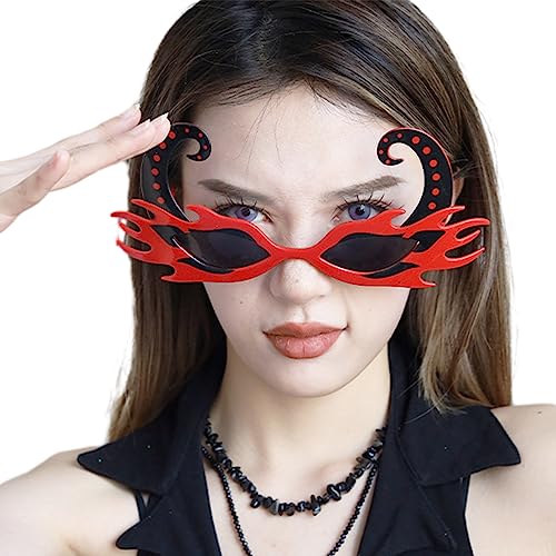 Kelisdi Halloween-Brille, lustig, dekorative Brille, Cosplay, Party-Dekoration, Gastgeschenk für Kinder, Erwachsene, lustiger Rahmen für Kostüme Kelisdi Halloween-Brille, lustig, dekorative Brille, Cosplay, Party-Dekoration, Gastgeschenk für Kinder, Erwachsene, lustiger Rahmen für Kostüme von Kelisdi