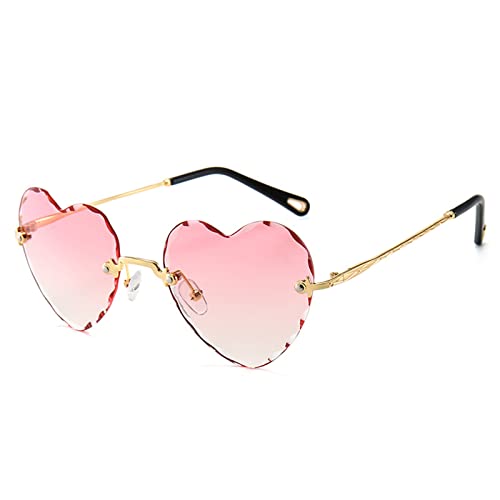 Kelisdi Herzförmige Damenbrille, randlos, herzförmig, für Junggesellinnenabschiede von Kelisdi