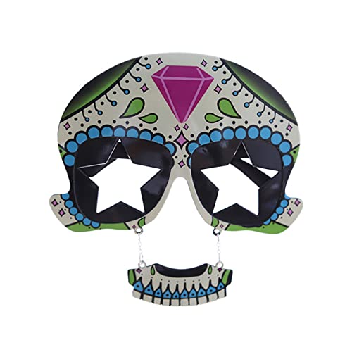 Kelisdi Lustige Brille Totenkopf Pirat Bart Sonnenbrille Halloween Cosplay Kostüm Zubehör Foto Party Requisiten für Kinder Erwachsene Halloween Cosplay Kostüm Zubehör Kelisdi Lustige Brille Totenkopf Pirat Bart Sonnenbrille Halloween Cosplay Kostüm Zubehör Foto Party Requisiten für Kinder Erwachsene Halloween Cosplay Kostüm Zubehör von Kelisdi