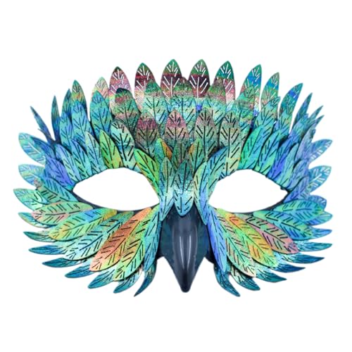 Kelisdi Tiermaskerade, Halloween, halbes Gesicht, Rollenspiel, Karneval, Vogelschnabel, gefiedert Kelisdi Tiermaskerade, Halloween, halbes Gesicht, Rollenspiel, Karneval, Vogelschnabel, gefiedert von Kelisdi