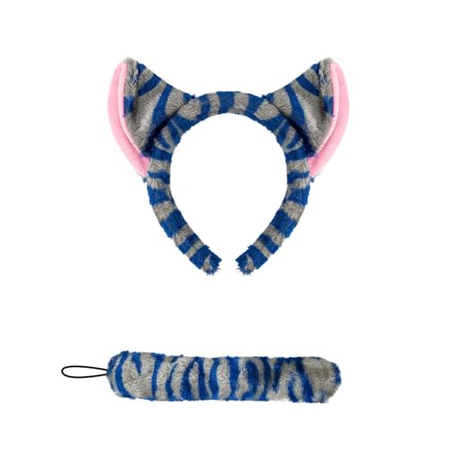Kelisdi Tigerohren, Stirnband, Fliege, Schwanz, Tiger-Kostüm-Set für Halloween-Kostüme, Cosplay, Party, Requisiten, Kinder-Tierverkleidungs-Set Kelisdi Tigerohren, Stirnband, Fliege, Schwanz, Tiger-Kostüm-Set für Halloween-Kostüme, Cosplay, Party, Requisiten, Kinder-Tierverkleidungs-Set von Kelisdi