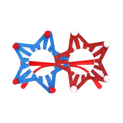 Kelisdi Unabhängigkeitstags-Brille mit roten, blauen und weißen Flaggen, Design für 4. Juli-Festlichkeiten, patriotische Brille Kelisdi Unabhängigkeitstags-Brille mit roten, blauen und weißen Flaggen, Design für 4. Juli-Festlichkeiten, patriotische Brille von Kelisdi