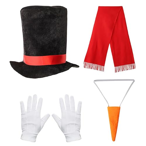 Kelisdi Winterkostüm Schneemann, Frost, Weihnachten, Spielzubehör, Karotte, Nasenschal, Handschuhe, Pompons, Bälle, Tutus Rock Kelisdi Winterkostüm Schneemann, Frost, Weihnachten, Spielzubehör, Karotte, Nasenschal, Handschuhe, Pompons, Bälle, Tutus Rock von Kelisdi