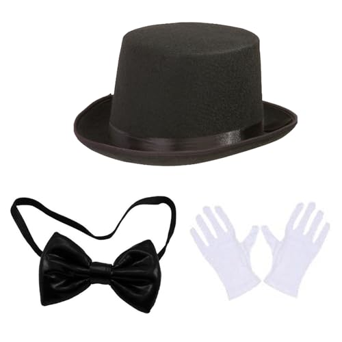 Kelisdi Zauberer Cosplay Umhang Hut Verkleiden Requisiten Set Kostüm Zubehör mit Hut Umhang Zauberstab Schleifen Krawatte für Auftritte Requisiten Kelisdi Zauberer Cosplay Umhang Hut Verkleiden Requisiten Set Kostüm Zubehör mit Hut Umhang Zauberstab Schleifen Krawatte für Auftritte Requisiten von Kelisdi
