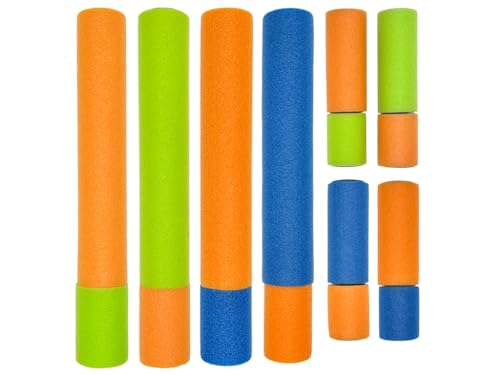 Kellegour 8er Wasserspritzpistole Set,Wasserpistole Schaumstoff Bunte,mit 4PCS 33cm Wasserspritzpistolen Groß und 4pcs 15cm Wasserpistole Klein,für Jungen und Mädchen, Party Strand Pool Outdoor Kellegour 8er Wasserspritzpistole Set,Wasserpistole Schaumstoff Bunte,mit 4PCS 33cm Wasserspritzpistolen Groß und 4pcs 15cm Wasserpistole Klein,für Jungen und Mädchen, Party Strand Pool Outdoor von Kellegour