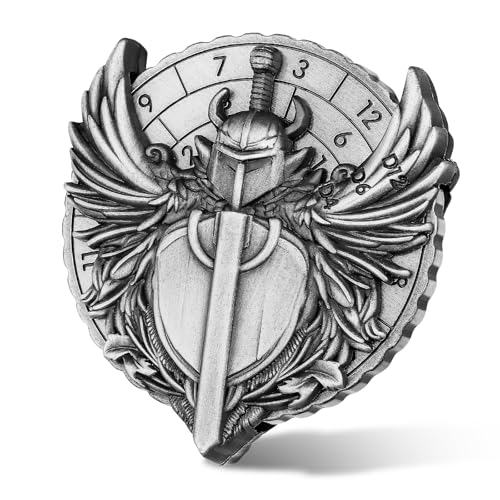 Flügelschwert Fingerspitzen Gyro, DND Radwürfel Spinner, 7-in-1 Metall D&D Würfel, Roulette Würfel Spinner für DND, D&D Geschenke mit Drachen Logo Geschenktüte, Rollenspiel Brettspiel Zubehör, Silber Flügelschwert Fingerspitzen Gyro, DND Radwürfel Spinner, 7-in-1 Metall D&D Würfel, Roulette Würfel Spinner für DND, D&D Geschenke mit Drachen Logo Geschenktüte, Rollenspiel Brettspiel Zubehör, Silber von Keller & Weber