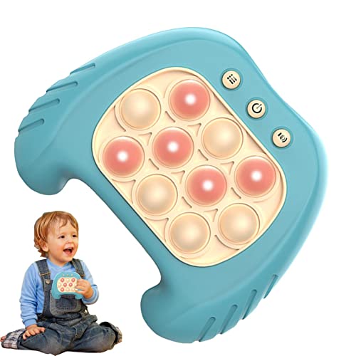 Pop Push It Sensory Fidget Toys - Light Up Pattern Popping Games -2023 Neue Push Bubble Pop Puzzle Game Machine für Kinder Erwachsene Stressabbau Spielzeug von Keloc
