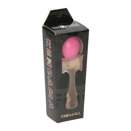 Kendama Geschicklichkeitsspiel Holz 15x5x4cm rosa (Kleines Modell) von Kendama
