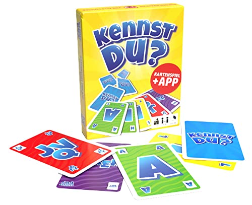 KennstDu? - Das interaktive Kartenspiel mit App für iOS und Android, kreativer Buchstabenspaß, lustiges Gesellschaftsspiel, Partyspiel, Ratespiel, Wörterspiel und Familienspiel (Buchstaben) von KennstDu?