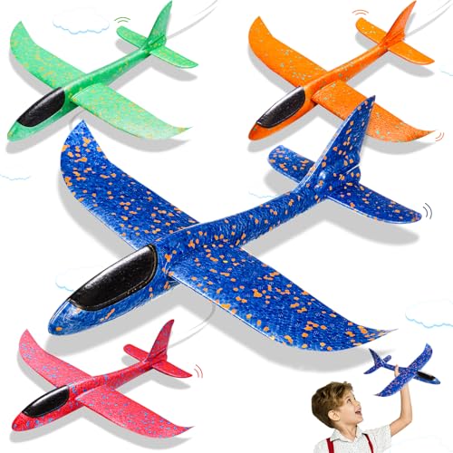 Styropor Flugzeuge für Kinder Styroporflieger - 4 Stück Flugzeug Spielzeug Styropor Kinder, Segelflugzeug Wurfgleiter Flieger Airplane für Spiele im Draußen Styropor Flugzeuge für Kinder Styroporflieger - 4 Stück Flugzeug Spielzeug Styropor Kinder, Segelflugzeug Wurfgleiter Flieger Airplane für Spiele im Draußen von Kenvora