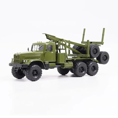 1:43 Kraz-255L1 Holz Transport Fahrzeug Druckguss Modell Skala Metall Auto Modell Wald Ranger JGRN054 von Keraldinv